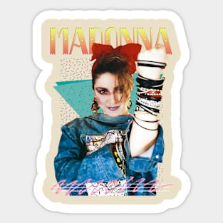 Madonna Strong Style 90s  Retro Aesthetic Sticker